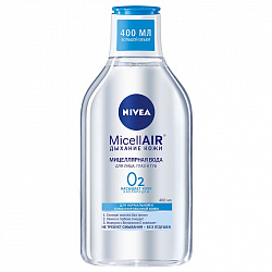 Мицеллярная вода NIVEA Освежающая 3в1 для нормальной и комбинированной кожи 400мл