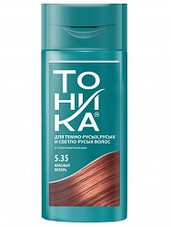 Оттеночный бальзам Тоника для тонирования волос 5.35 красный янтарь 150 мл