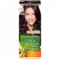 Крем-Краска для волос GARNIER Color Naturals 4.12 Холодный шатен