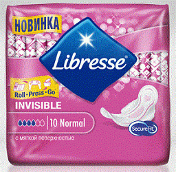 Прокладки Libresse INV Clip Normal 24шт