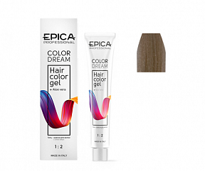 Гель-краска для волос Epica 10.71 светлый блондин шоколадно-пепельный