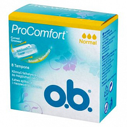 Тампоны O.B. ProComfort Normal 8шт
