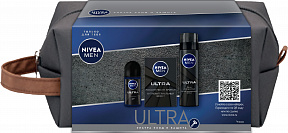 Набор подарочный Nivea Ультра дезодорант+пена для бритья+лосьон после бритья