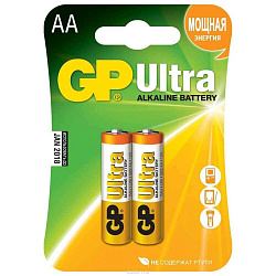 Батарейки GP Ultra Alkaline 15А AA 2шт