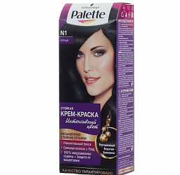 Краска-крем для волос PALETTE ICC N1 Черный