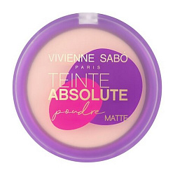 Пудра компактная для лица Vivienne Sabo Mattifying Pressed Powder Teinte Absolute Matte тон 01