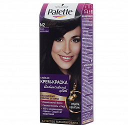 Краска-крем для волос PALETTE ICC N2 Темно-каштановый