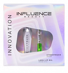 Подарочный набор Influence (тушь Cybertruck + двухфазное масло для губ Lava lip oil)