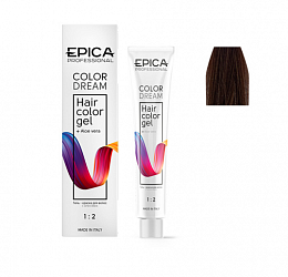 Гель-краска для волос Epica 7.73 русый шоколадно-золотистый