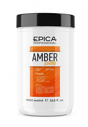 Маска EPICA Prof 1000мл Amber Shine для волососстановления и питания