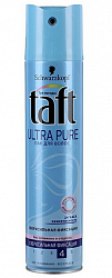 Лак для волос TAFT Ultra Pure без запаха сверхсильная фиксация 225мл