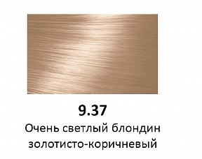 Крем-краска для волос Concept Fusion 9.37 Очень светлый блонд золотисто-коричневый