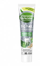 Зубная паста Лесной бальзам Тотал Комплекс Антиналет+защита 150г
