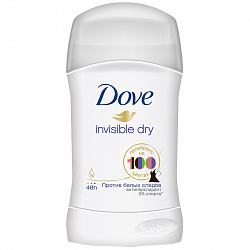 Дезодорант-антиперспирант стик Dove Invisible Dry Невидимый 40мл