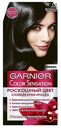 Краска для волос GARNIER Роскошь цвета 1.0 Драгоценный черный агат