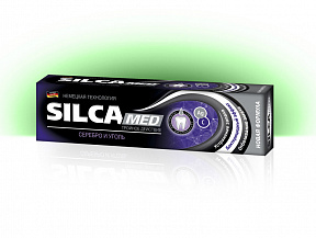 Зубная паста SilcaMed Серебро и уголь 130г