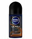 Дезодорант-антиперспирант шариковый Nivea Men Ultra Carbon 50мл