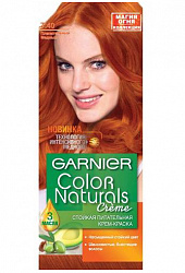 Крем-Краска для волос GARNIER Color Naturals 7.40 Пленительный медный