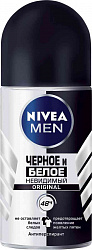 Дезодорант роликовый Nivea BLACK&WHITE INVISIBLE FRESH 50 мл