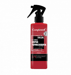 Спрей-термозащита для волос Compliment с антистатическим эффектом 200мл