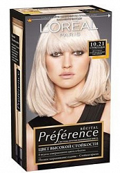 Краска для волос L'Oreal Paris Preference 10.21 Стокгольм