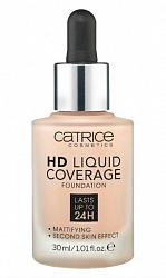 Тональная основа CATRICE HD Liquid coverage foundation теплый бежевый жидкая тон 040