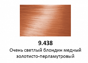 Крем-краска для волос Concept Fusion 9.438 Очень светлый блонд медный золотисто-перламутровый