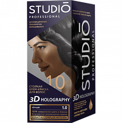 Краска для волос Studio 1.0 Чёрный