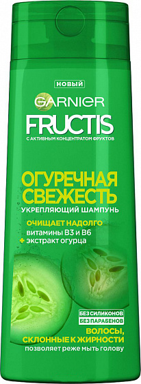 Шампунь FRUCTIS Огуречная свежесть 400мл