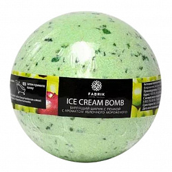 Бурлящий шар для ванны Fabrik Яблочное мороженное 120г