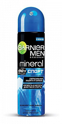 Дезодорант-антиперспирант спрей Garnier Mineral Men Спорт 150мл