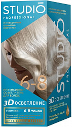 Осветлитель для волос Studio Essem Hair Немецкая Система Осветления 3D 6-8 тонов