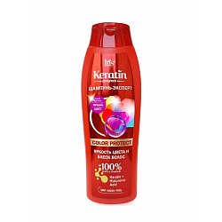 Шампунь-эксперт для волос Keratin program Color Protect 400мл