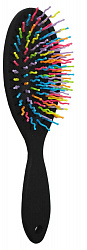 Щётка Studio Style Цветные зубчики для волос овальная