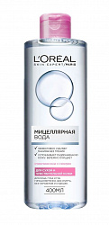 Мицеллярная вода LOREAL Skin Expert для сухой и чувствительной кожи 400мл