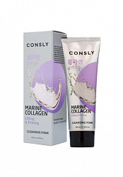 Укрепляющая кремовая пенка для умывания c морским коллагеном 100мл
