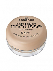 Мусс для лица Essence Soft Touch Mousse Make-up тонирующий №04 Matt Ivory Слоновая кость