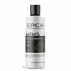Шампунь EPICA MEN 3-в-1 для волос и тела 250 мл