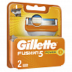 Сменные кассеты для бритья Gillette FUSION Power мужские 2шт