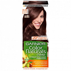 Крем-Краска для волос GARNIER Color Naturals 5.12 Ледяной с.шатен
