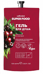Гель для душа Cafe Mimi Super Food Черешня и Шалфей 100мл