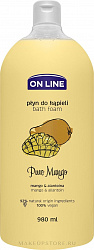 Пена для ванны On Line Pure Mango 980мл