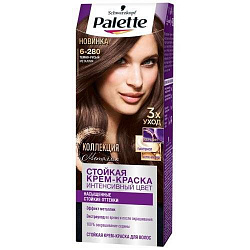 Краска-крем для волос PALETTE ICC 6-280 Темно-русый металлик
