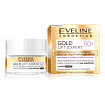 Крем-Сыворотка для лица EVELINE Gold Lift Expert 50+ с 24К золотом питательная 50мл
