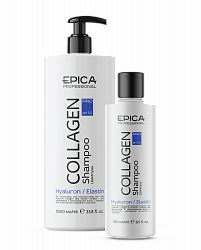 Шампунь для увлажнения и реконструкции волос Epica Professional Collagen PRO  250мл