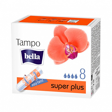 Тампоны Bella Premium Супер Плюс 8шт