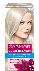 Краска для волос GARNIER Роскошь цвета 910 пепельно-серебр.блонд